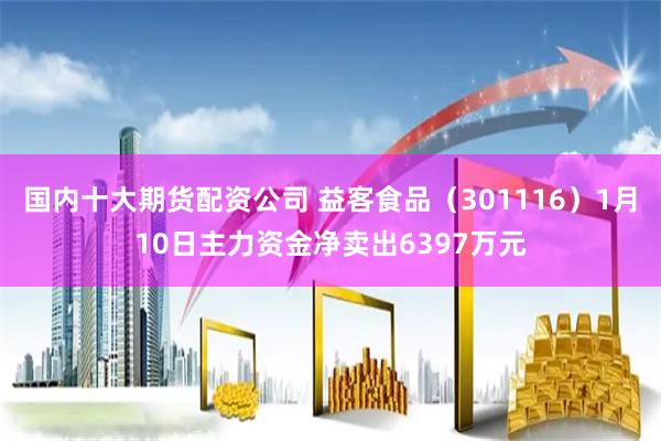 国内十大期货配资公司 益客食品（301116）1月10日主力资金净卖出6397万元